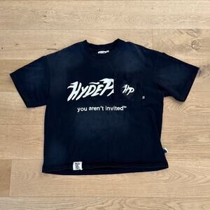 Hyde Park - You Aren't Invited Crew Neck Tee in Black & White